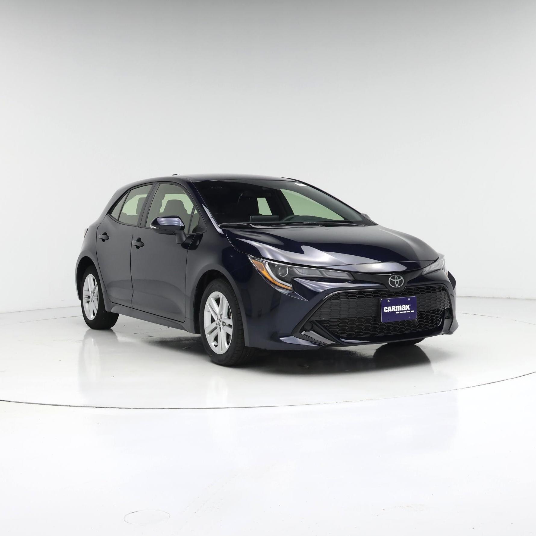 Blue 2020 Toyota Corolla Hatchback Hatchback Front-Wheel Drive Automatic