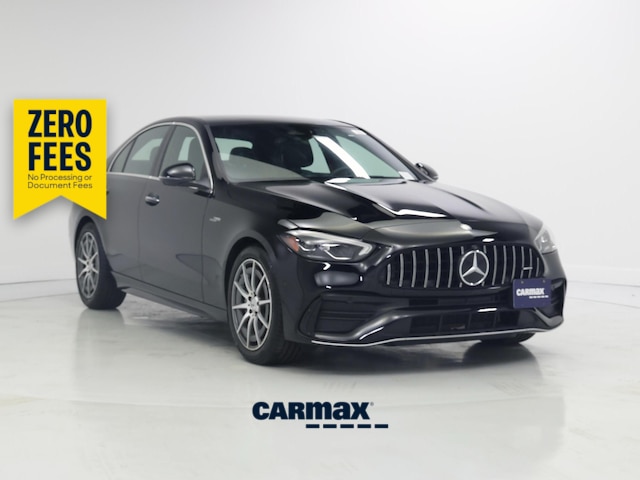 Black 2025 Mercedes-Benz C-Class Sedan All-Wheel Drive Automatic