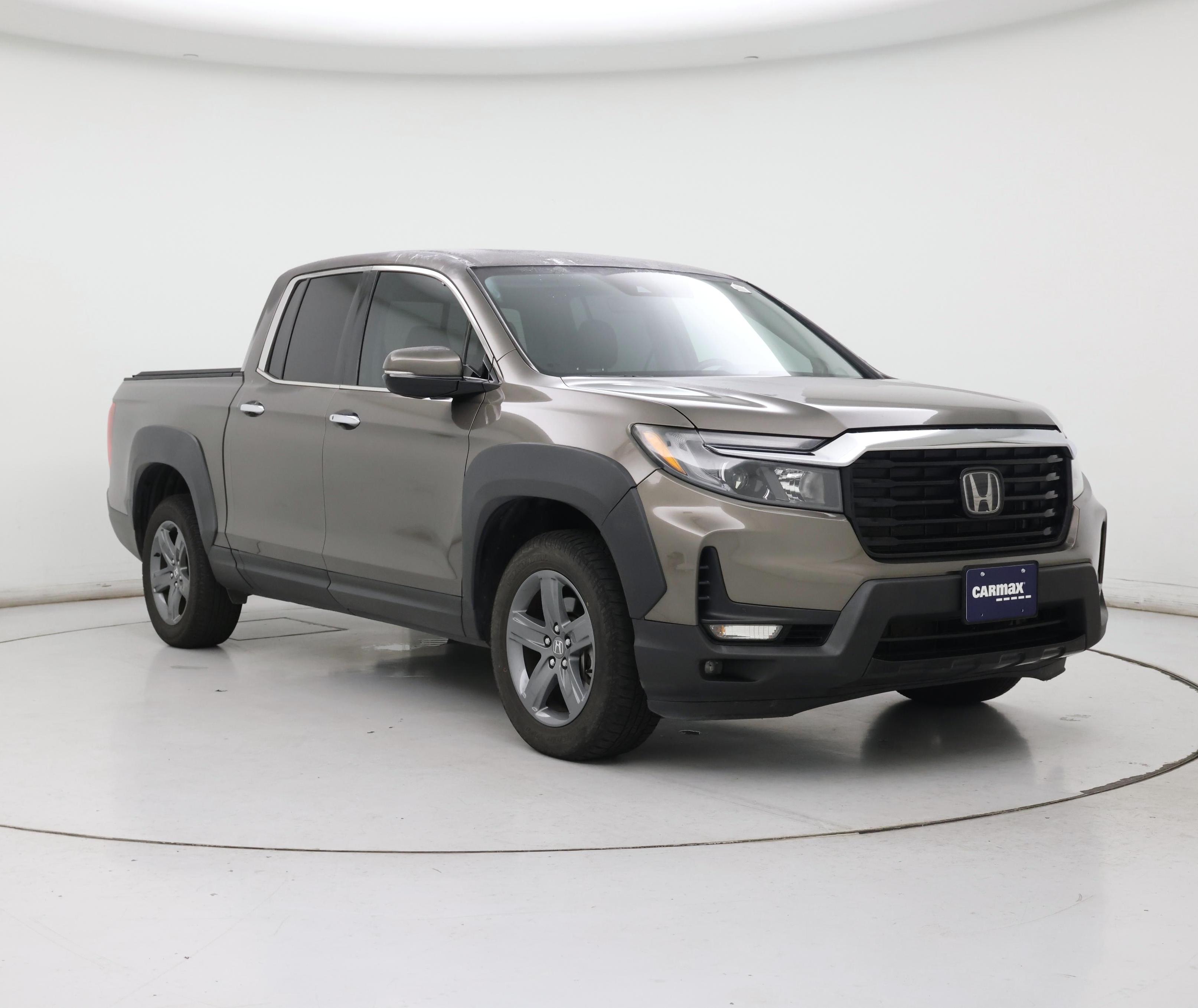 Brown 2022 Honda Ridgeline Pickup Truck All-Wheel Drive Automatic
