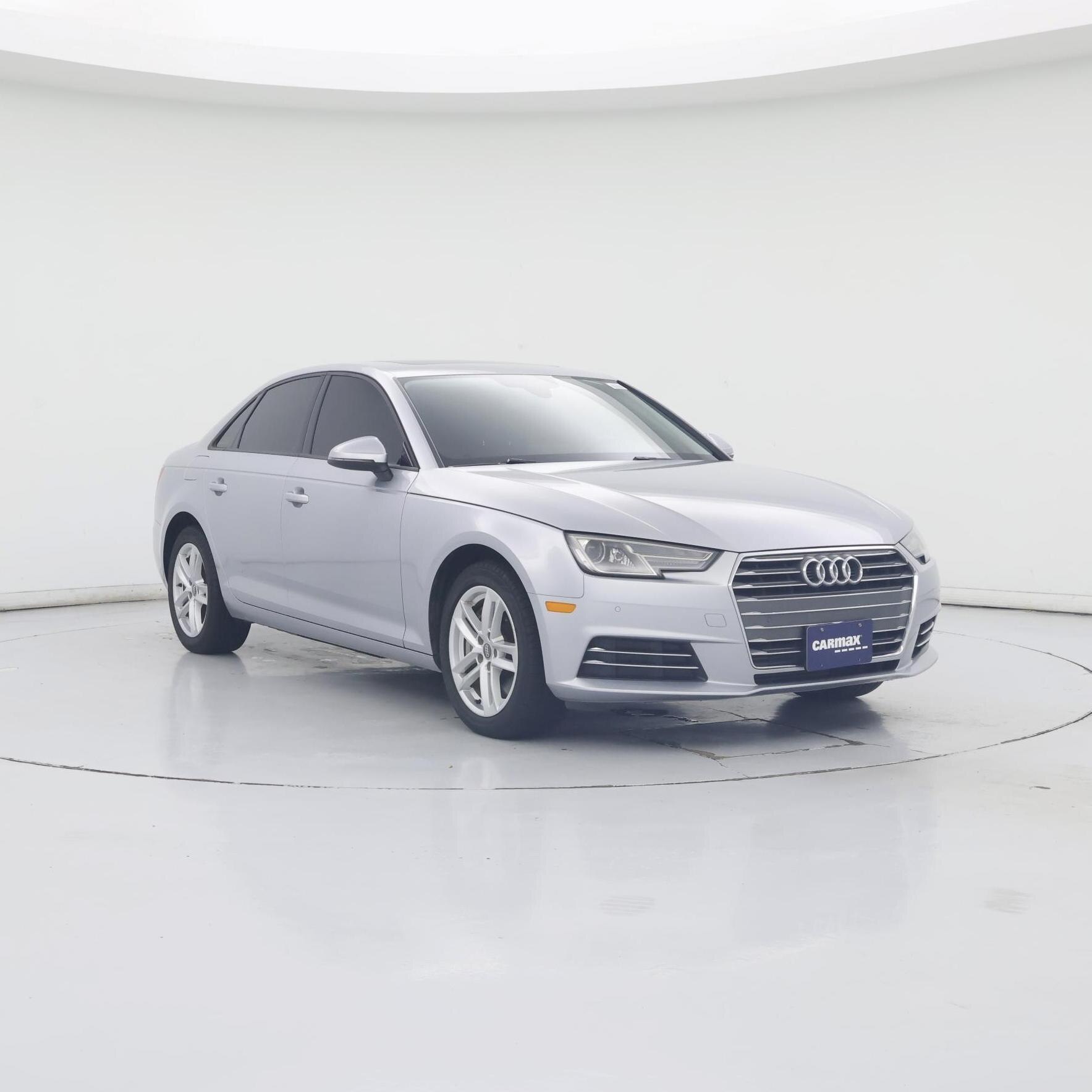 Silver 2017 Audi A4 Sedan Front-Wheel Drive Automatic