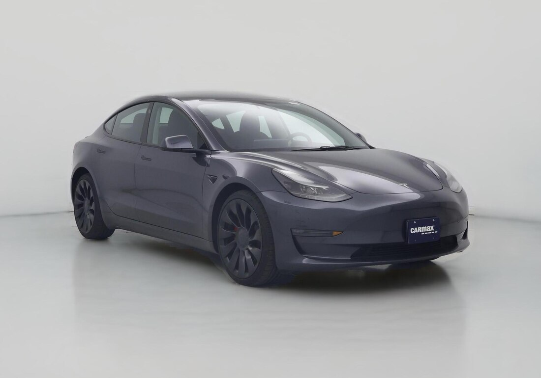 2023 Tesla Model 3 Performance in Gray — CarMax photo