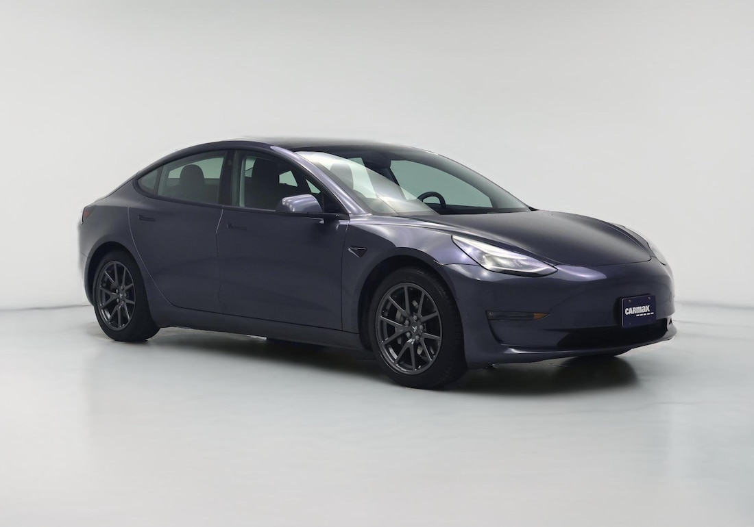2020 Tesla Model 3 Long Range All-Wheel Drive in Gray — CarMax photo