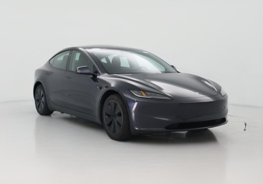 2024 Tesla Model 3 Rear-Wheel Drive in Gray — CarMax photo