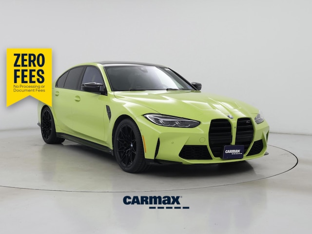 Yellow 2024 BMW M3 Sedan Rear-Wheel Drive Automatic