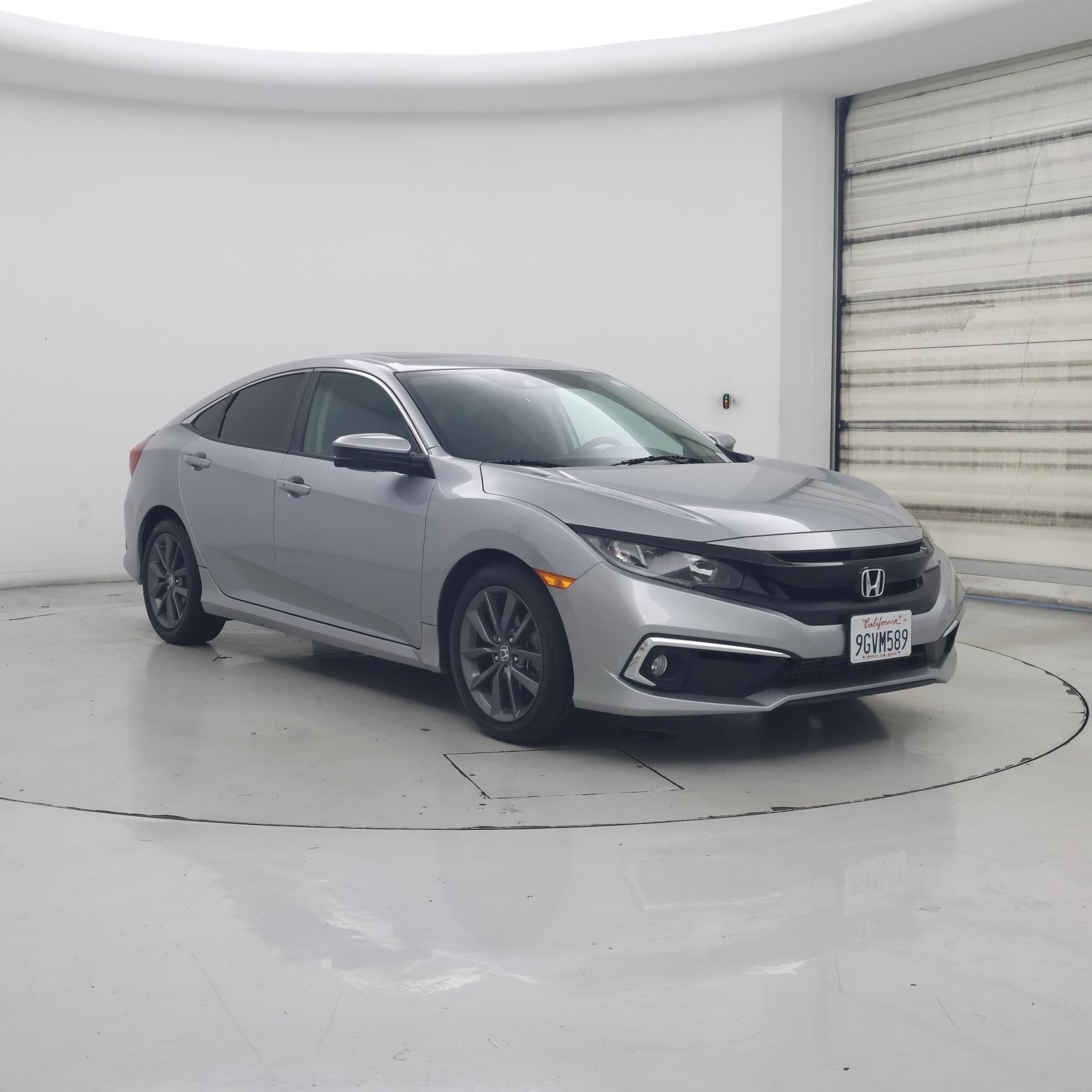 Silver 2021 Honda Civic Sedan Front-Wheel Drive Automatic