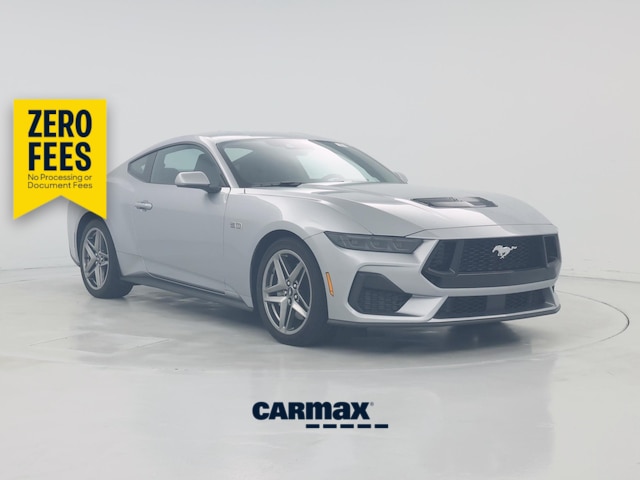 Silver 2025 Ford Mustang Coupe Rear-Wheel Drive Manual