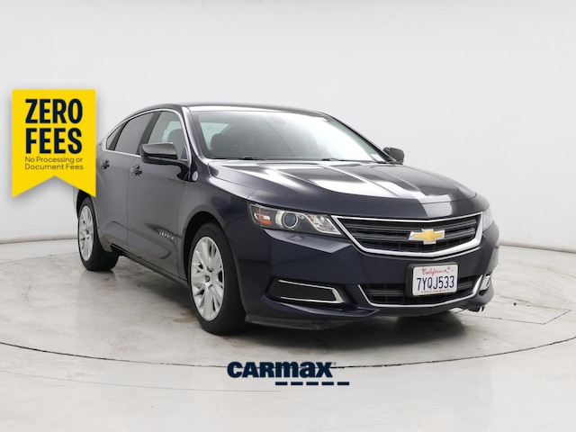 Blue 2017 Chevrolet Impala Sedan Front-Wheel Drive Automatic