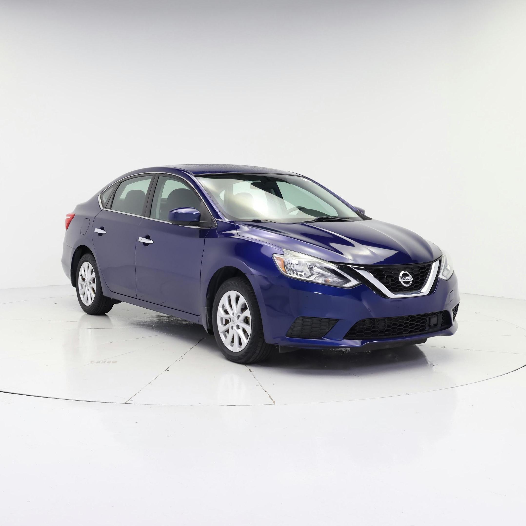Blue 2018 Nissan Sentra Sedan Front-Wheel Drive Automatic