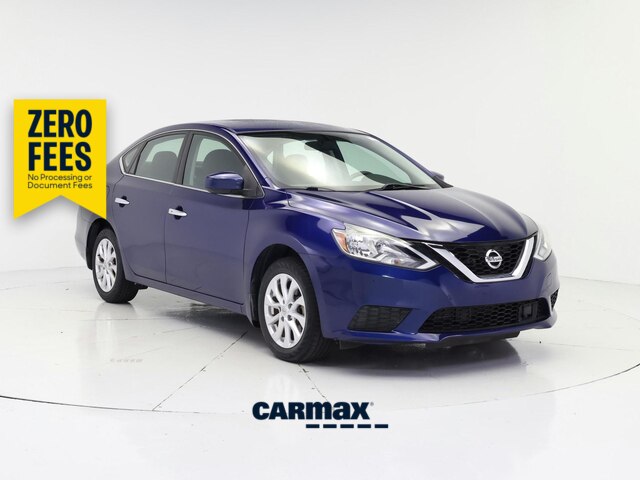 Blue 2018 Nissan Sentra Sedan Front-Wheel Drive Automatic
