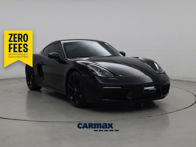 Black 2025 Porsche 718 Cayman Coupe Rear-Wheel Drive Manual