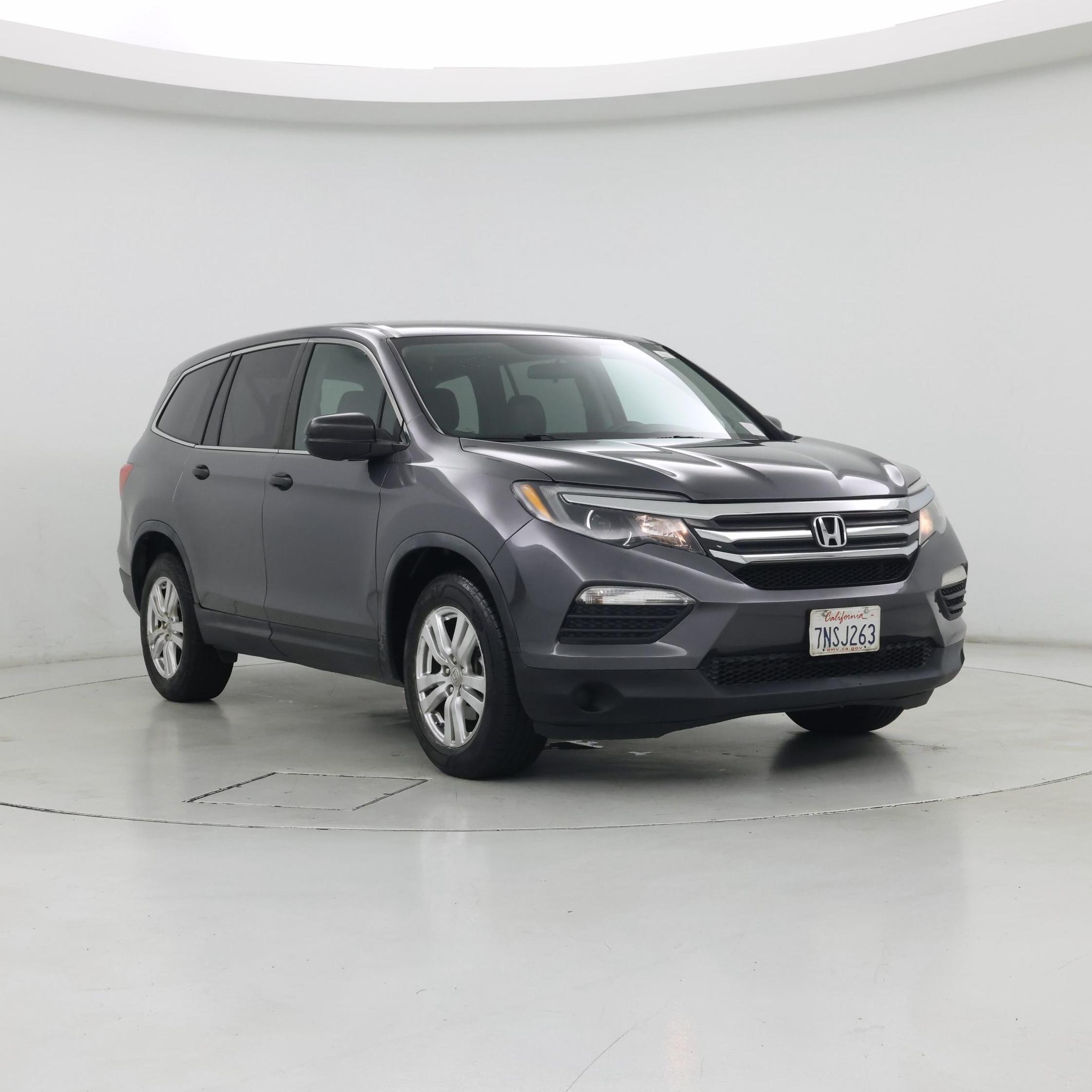 Silver 2016 Honda Pilot SUV / Crossover Front-Wheel Drive Automatic