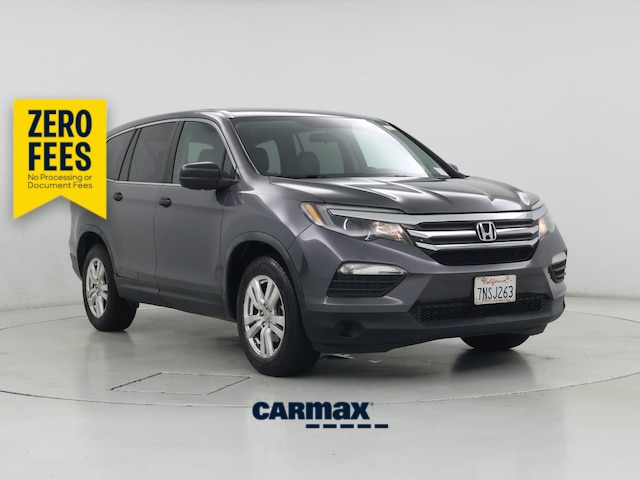 Silver 2016 Honda Pilot SUV / Crossover Front-Wheel Drive Automatic
