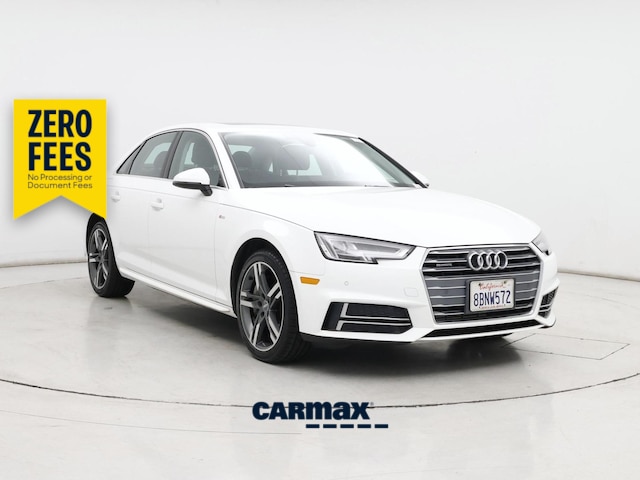 White 2018 Audi A4 Sedan All-Wheel Drive Automatic