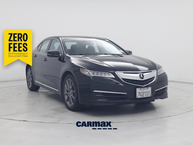 Black 2015 Acura TLX Sedan Front-Wheel Drive Automatic