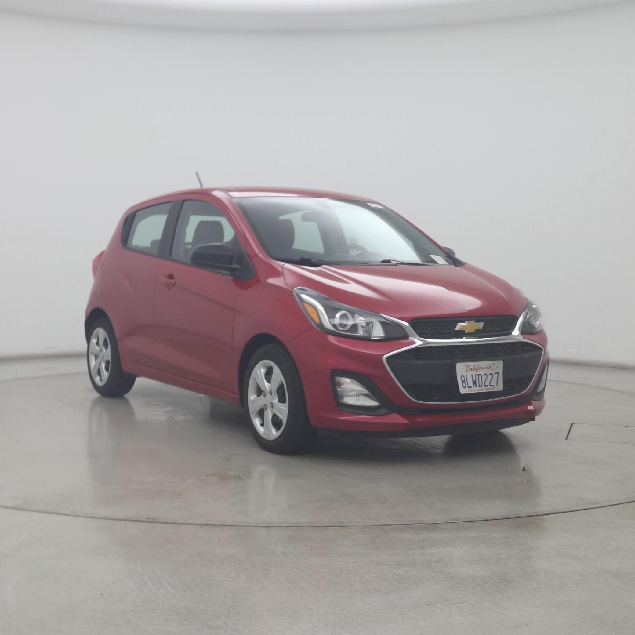 Red 2019 Chevrolet Spark Hatchback Front-Wheel Drive Automatic