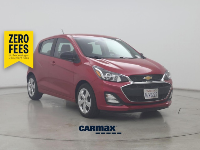 Red 2019 Chevrolet Spark Hatchback Front-Wheel Drive Automatic