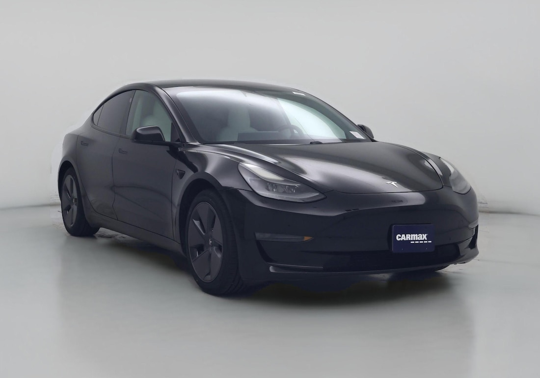 2021 Tesla Model 3 Standard Range Plus in Black — CarMax photo