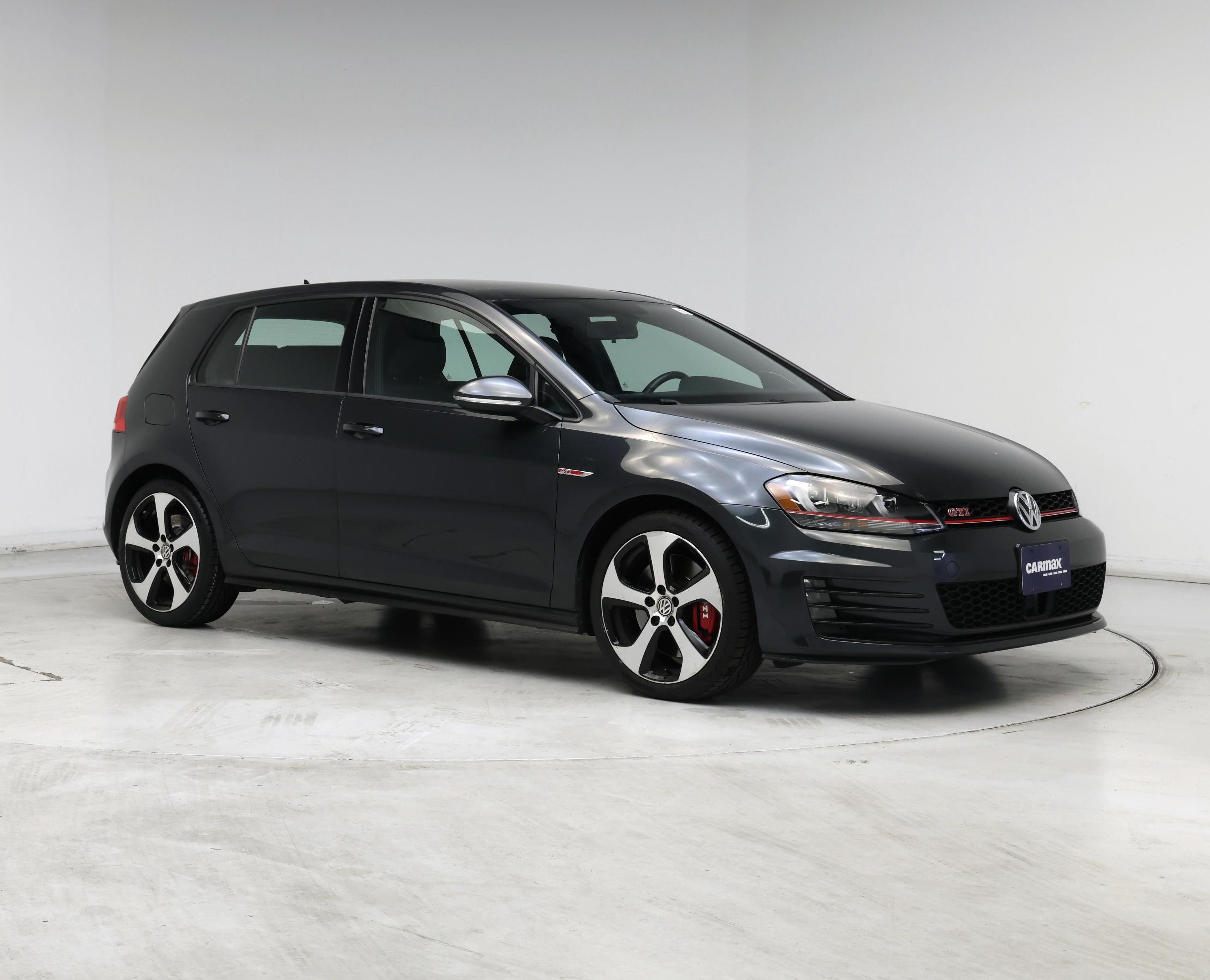 Black 2017 Volkswagen Golf GTI Hatchback Front-Wheel Drive Automatic