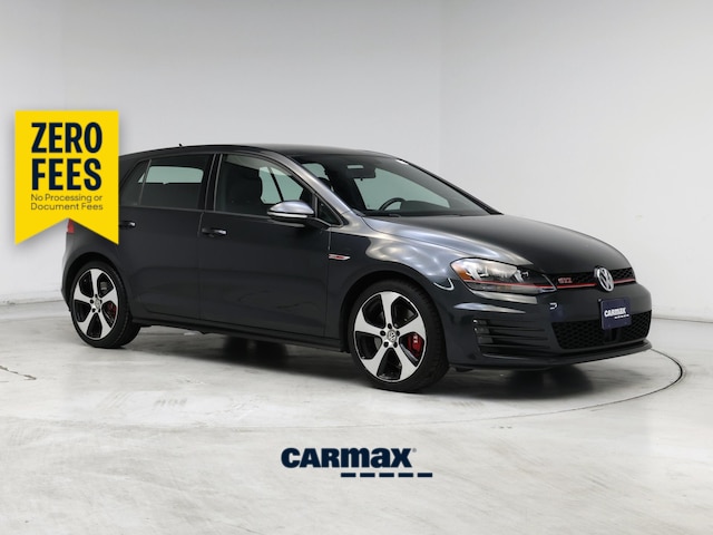 Black 2017 Volkswagen Golf GTI Hatchback Front-Wheel Drive Automatic