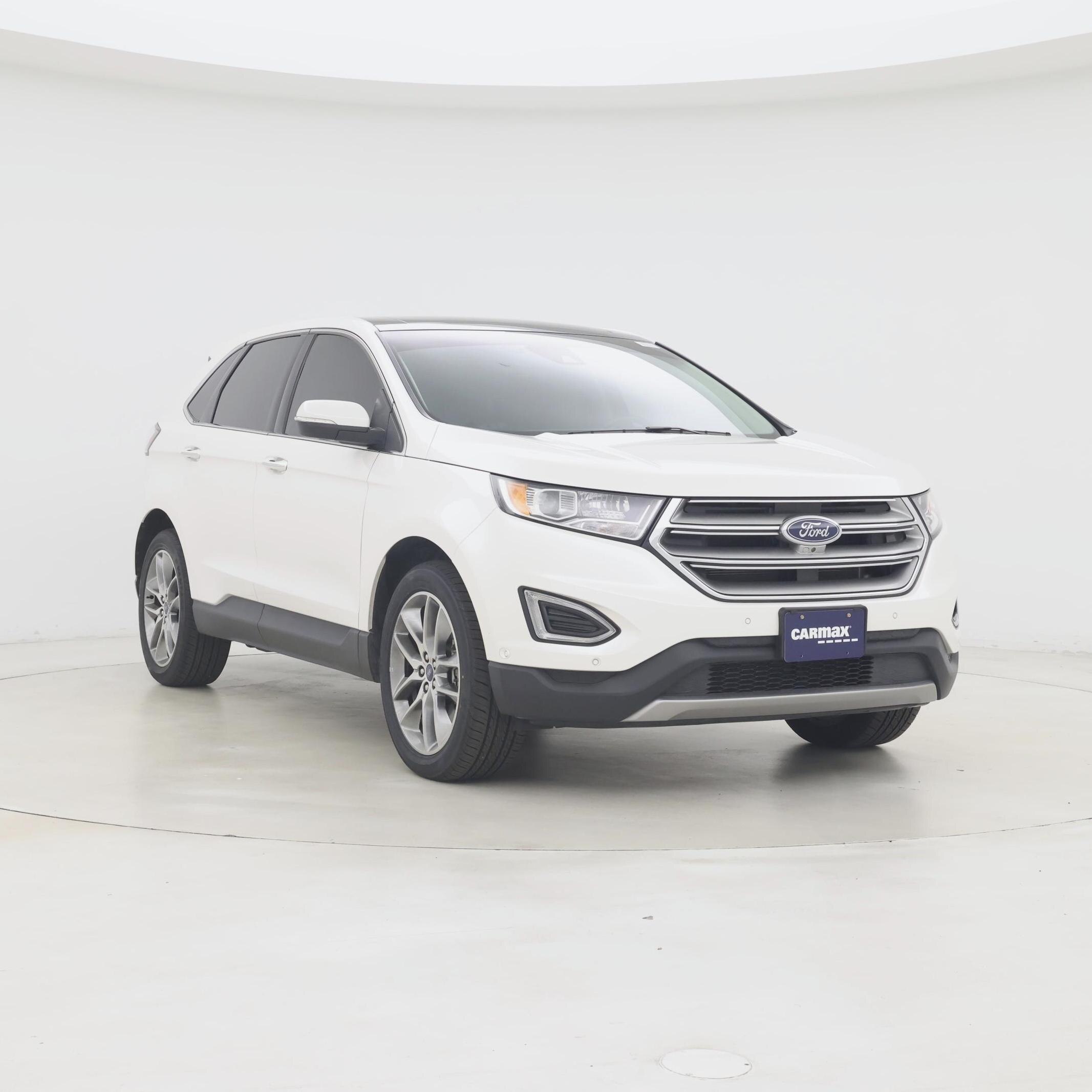 White 2015 Ford Edge SUV / Crossover Front-Wheel Drive Automatic