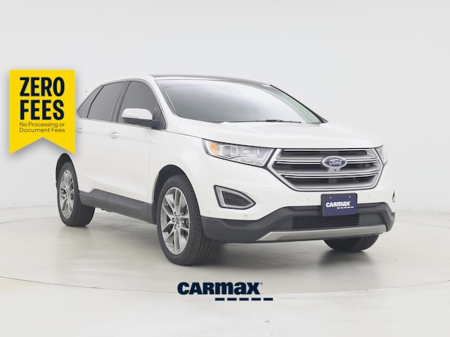 White 2015 Ford Edge SUV / Crossover Front-Wheel Drive Automatic