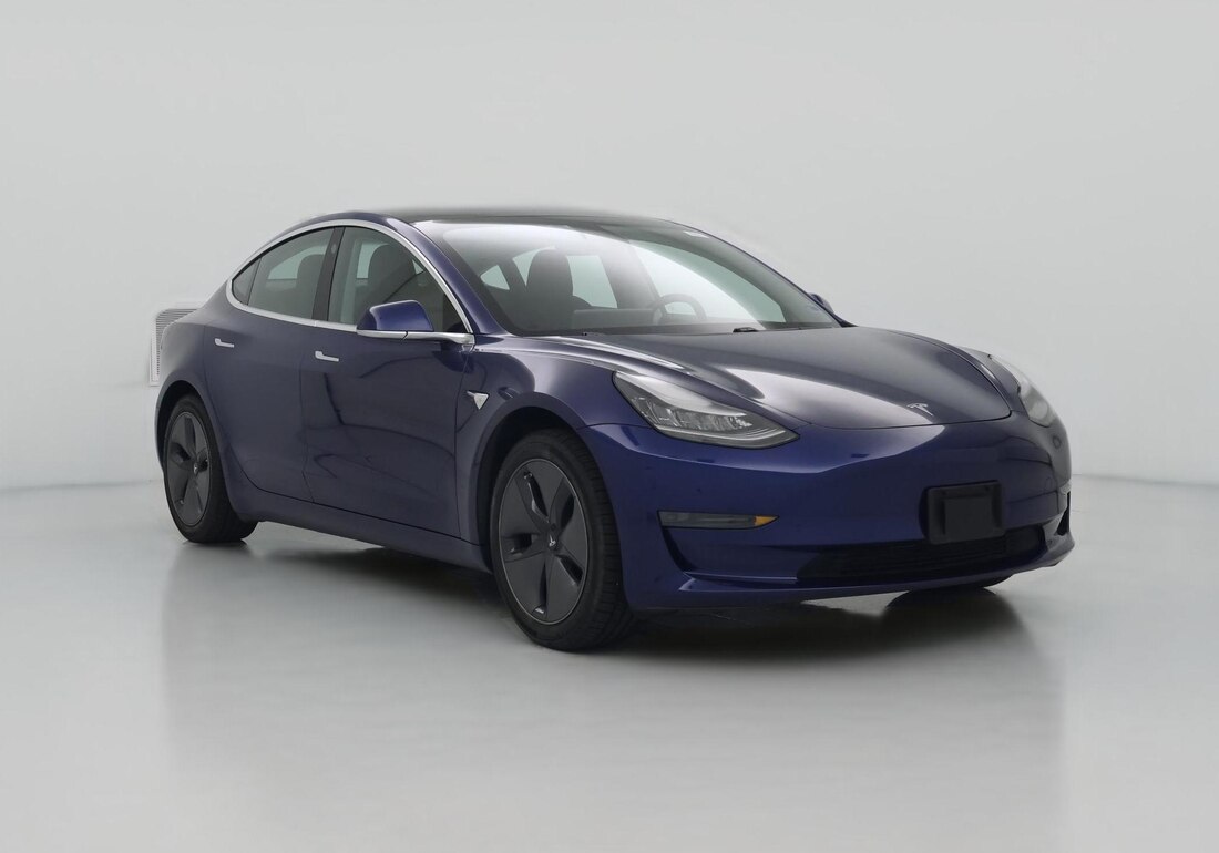 2020 Tesla Model 3 Standard Range Plus in Blue — CarMax photo
