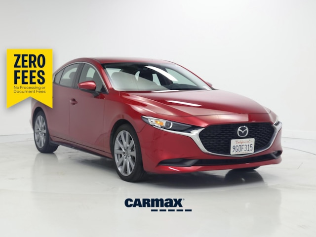 Red 2023 Mazda MAZDA3 Sedan Front-Wheel Drive Automatic