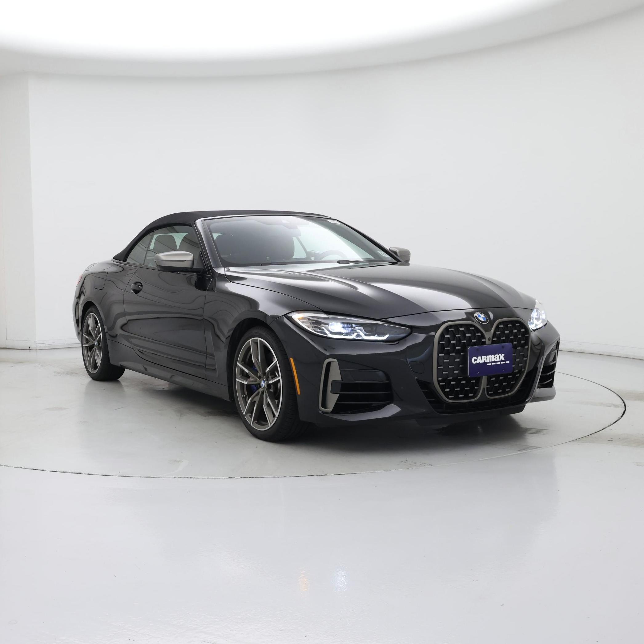 Black 2024 BMW 4 Series Convertible All-Wheel Drive Automatic