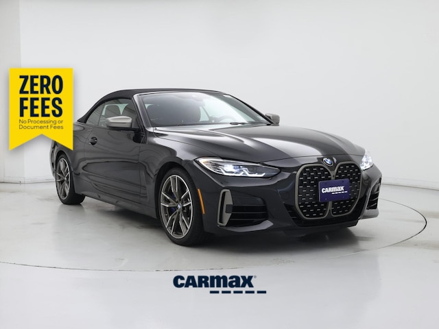Black 2024 BMW 4 Series Convertible All-Wheel Drive Automatic