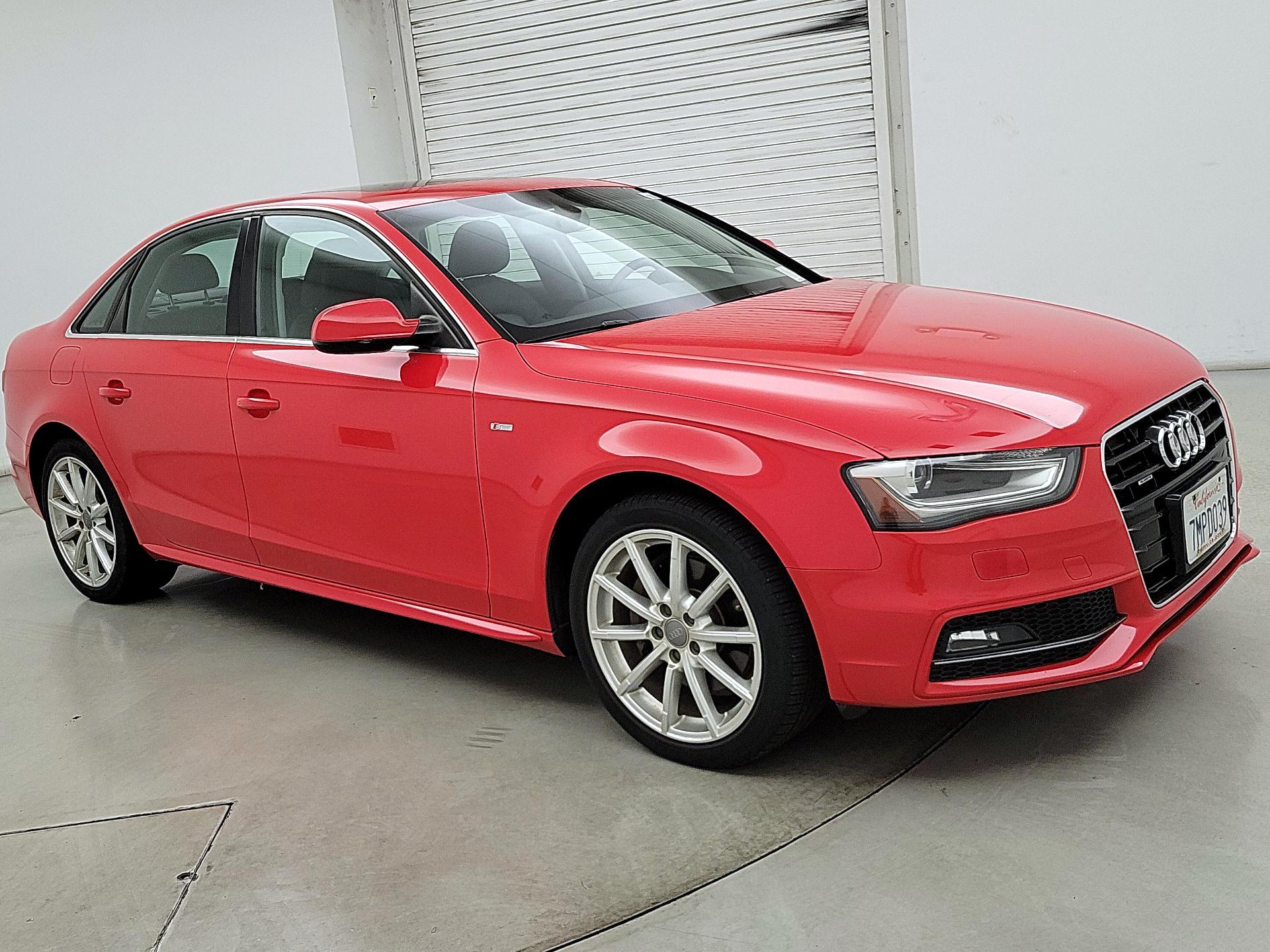 Red 2016 Audi A4 Sedan All-Wheel Drive Automatic
