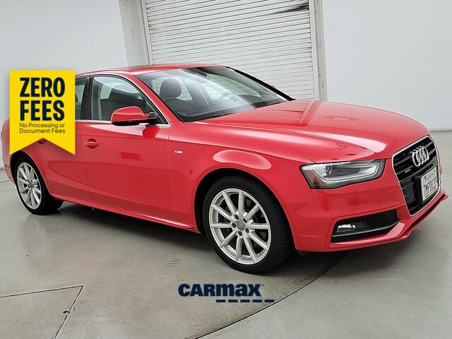Red 2016 Audi A4 Sedan All-Wheel Drive Automatic