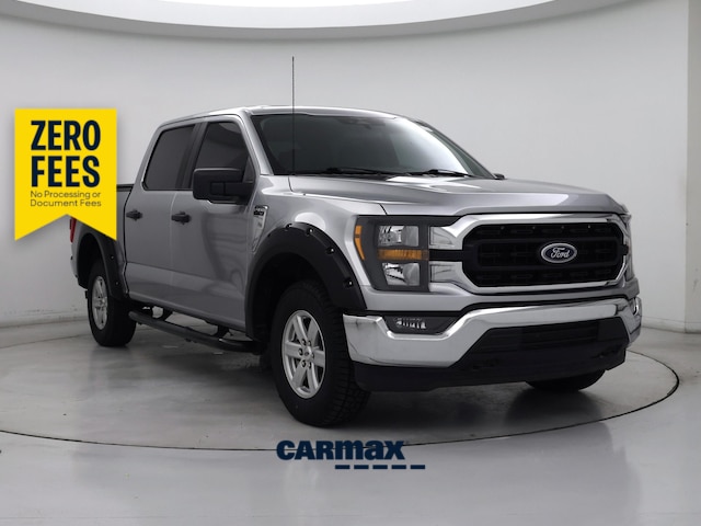 Silver 2023 Ford F-150 Pickup Truck Four-Wheel Drive Automatic