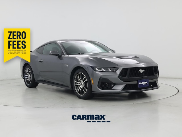 Gray 2024 Ford Mustang Coupe Rear-Wheel Drive Manual