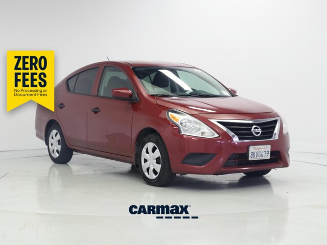 Red (Burgundy) 2019 Nissan Versa Sedan Front-Wheel Drive Automatic