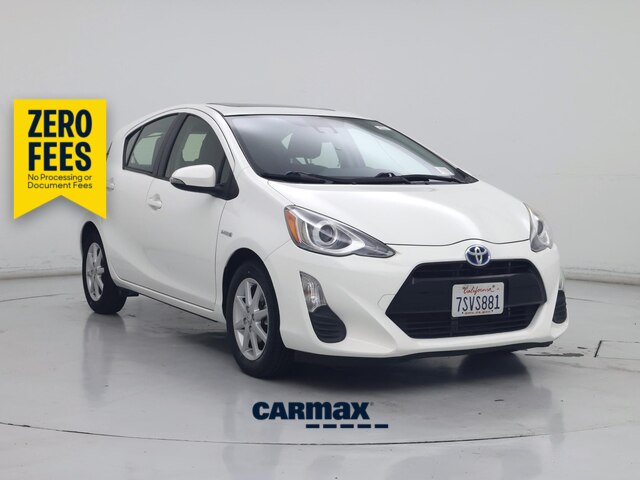 White 2016 Toyota Prius c Hatchback Front-Wheel Drive Automatic