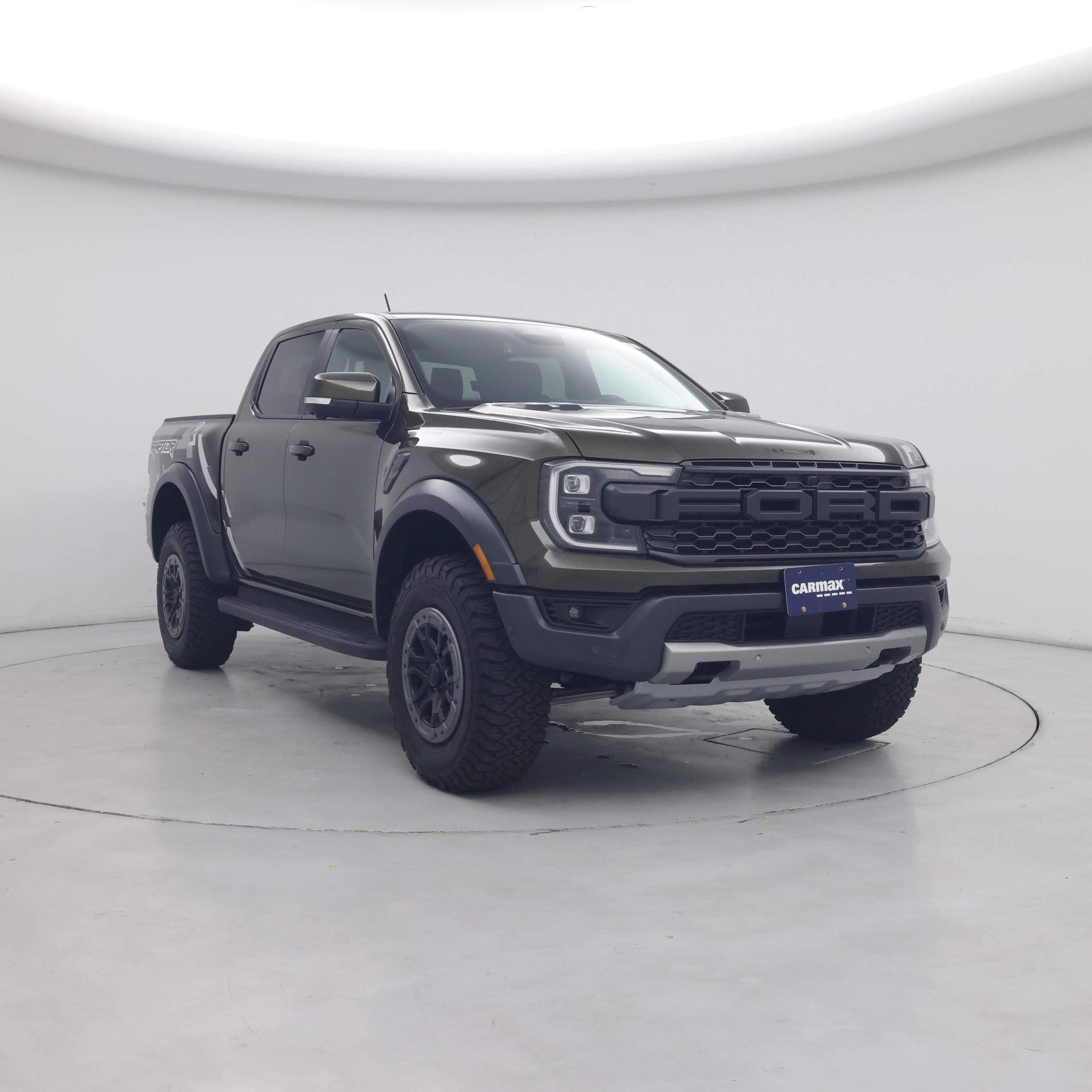 Green 2024 Ford Ranger Pickup Truck Four-Wheel Drive Automatic