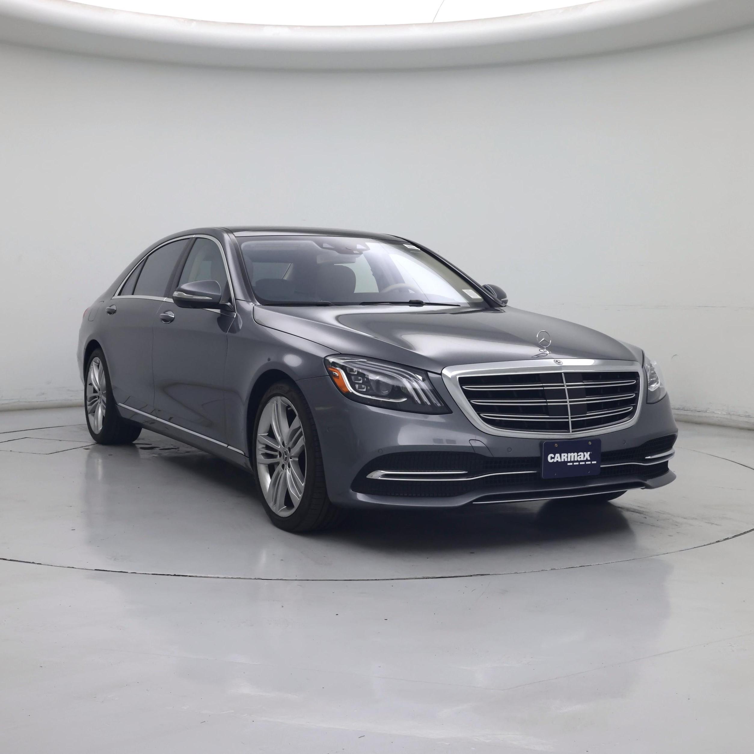 Silver 2019 Mercedes-Benz S-Class Sedan Rear-Wheel Drive Automatic