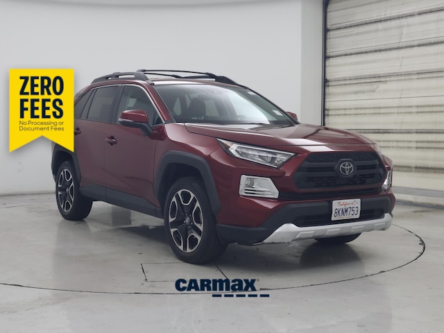 Red 2019 Toyota RAV4 SUV / Crossover All-Wheel Drive Automatic