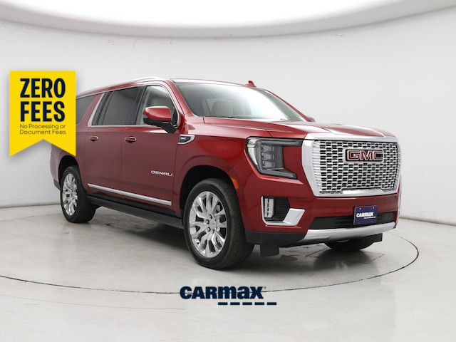 Red (Burgundy) 2022 GMC Yukon XL SUV / Crossover Four-Wheel Drive Automatic
