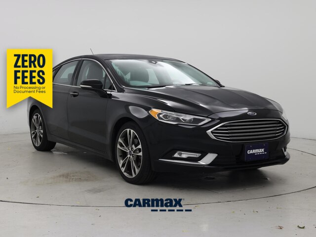Black 2017 Ford Fusion Sedan All-Wheel Drive Automatic