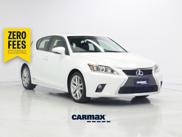 White 2015 Lexus CT Hybrid Wagon Front-Wheel Drive Automatic