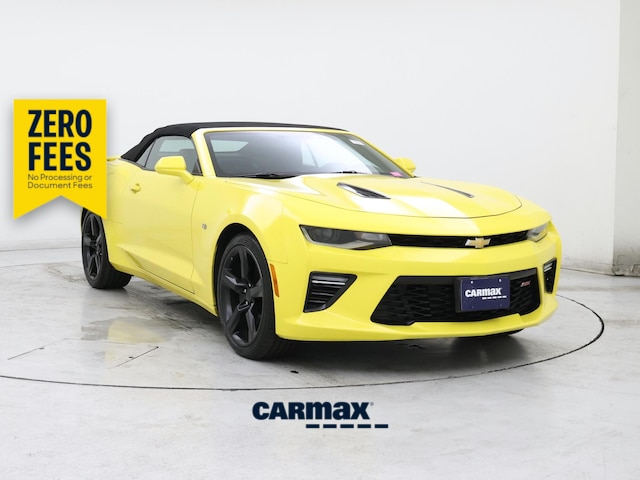 Yellow 2017 Chevrolet Camaro Convertible Rear-Wheel Drive Manual