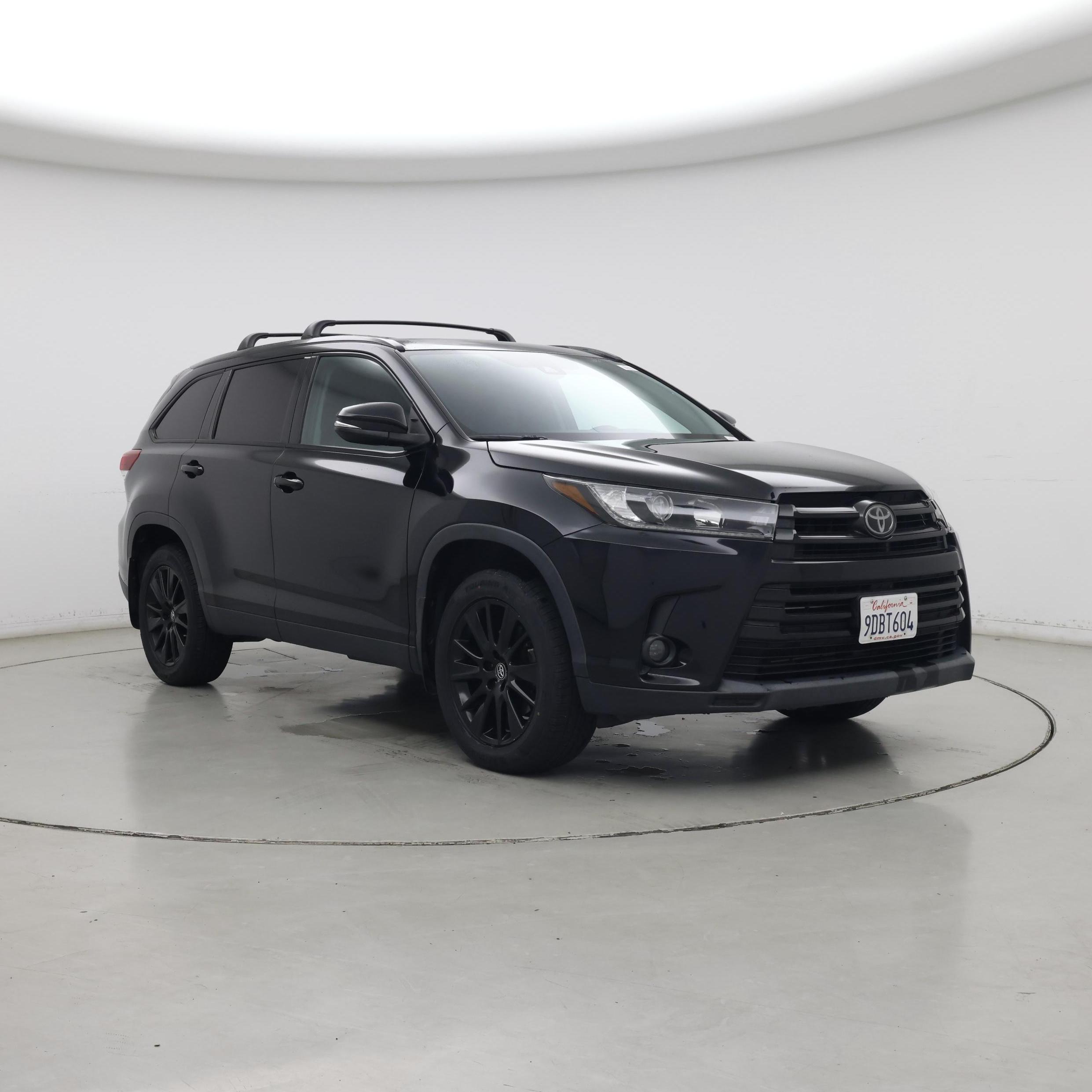 Black 2019 Toyota Highlander SUV / Crossover Front-Wheel Drive Automatic