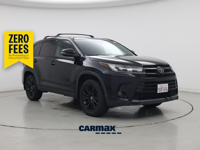Black 2019 Toyota Highlander SUV / Crossover Front-Wheel Drive Automatic