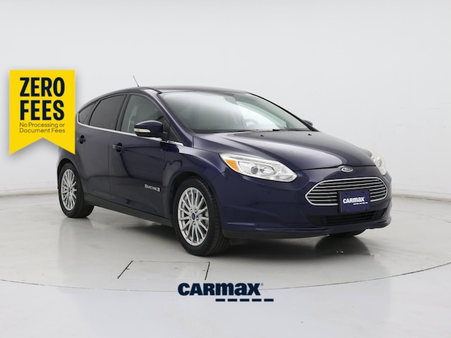 Blue 2016 Ford Focus Electric Hatchback Front-Wheel Drive Automatic