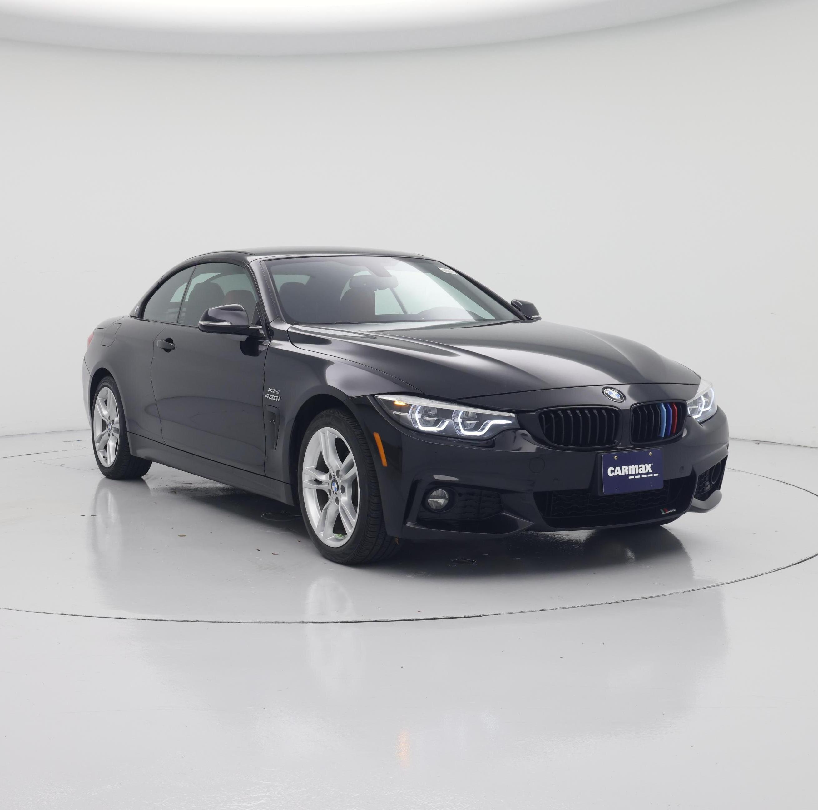 Black 2019 BMW 4 Series Convertible All-Wheel Drive Automatic