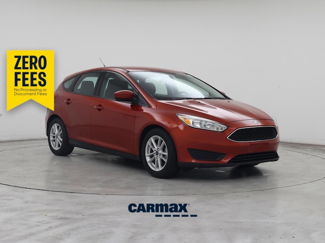 Red 2018 Ford Focus Hatchback Front-Wheel Drive Automatic