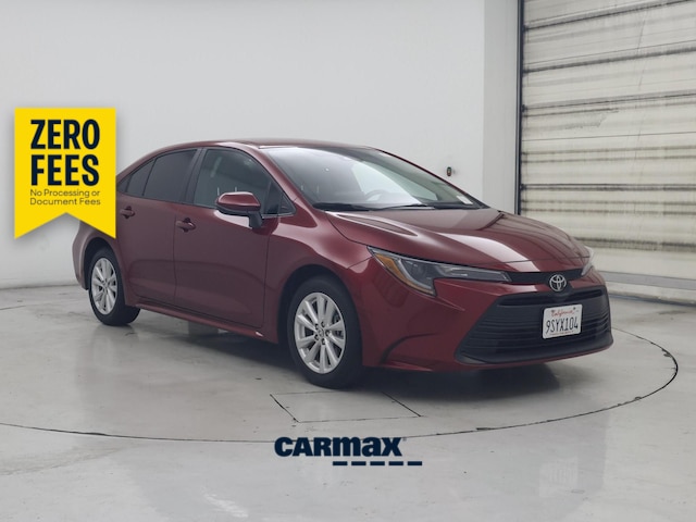 Red 2025 Toyota Corolla Sedan Front-Wheel Drive Automatic