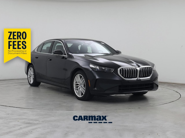 Black 2025 BMW 5 Series Sedan Rear-Wheel Drive Automatic