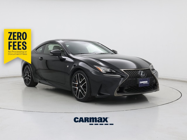 Black 2018 Lexus RC Coupe Rear-Wheel Drive Automatic